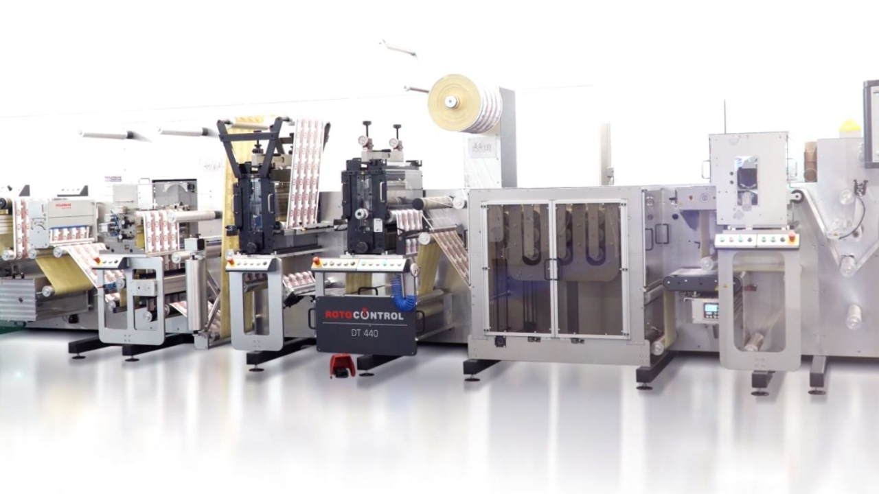 Rotocontrol DT340-series for the finishing of digitally pre-printed label rolls