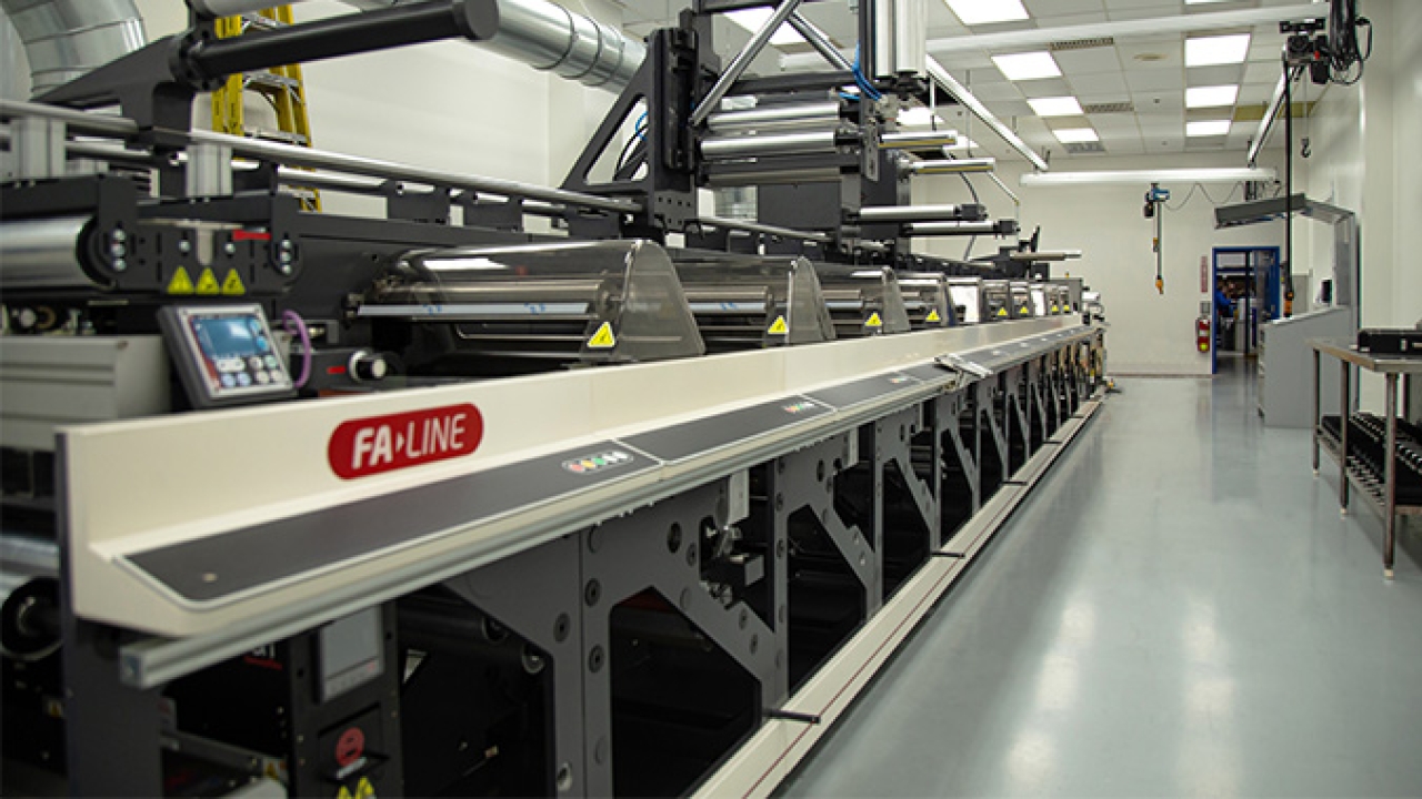 UX Global Label has invested in an FA-17 flexo press to increase operator efficiency