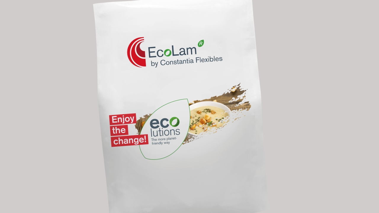EcoLam is a lightweight, mono PE laminate that is recycle-ready due to its mono-material structure