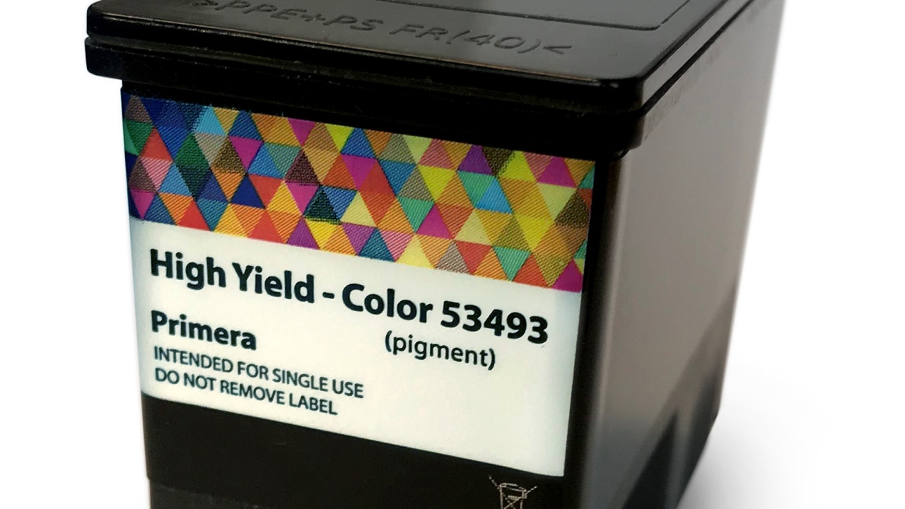 Pigment ink allows production of durable, UV-resistant labels using the Primera LX910e Pigment ink allows production of durable, UV-resistant labels using the Primera LX910e