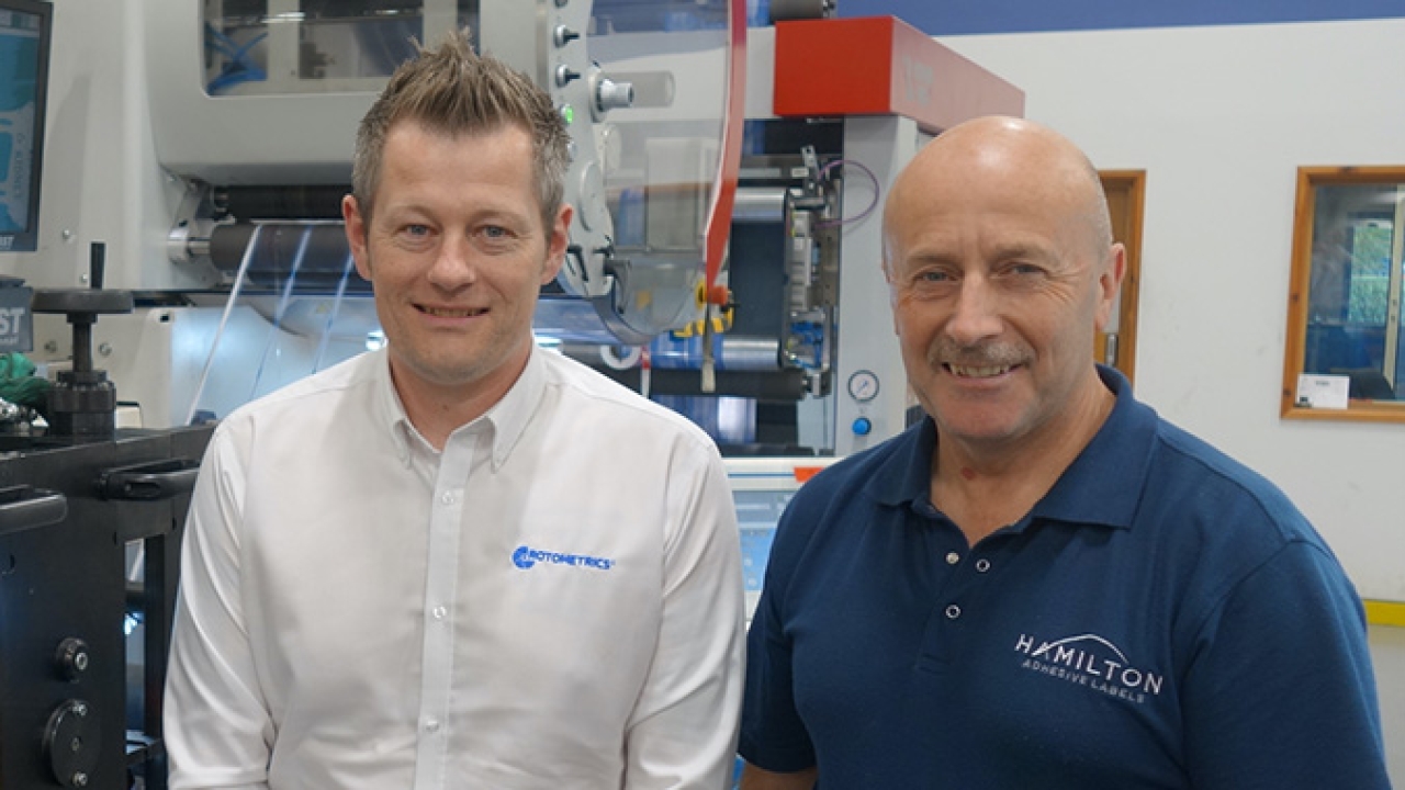 L-R: Lee Hadley, area sales manager at Rotometrics; Paul Larkin, operations director at Hamilton