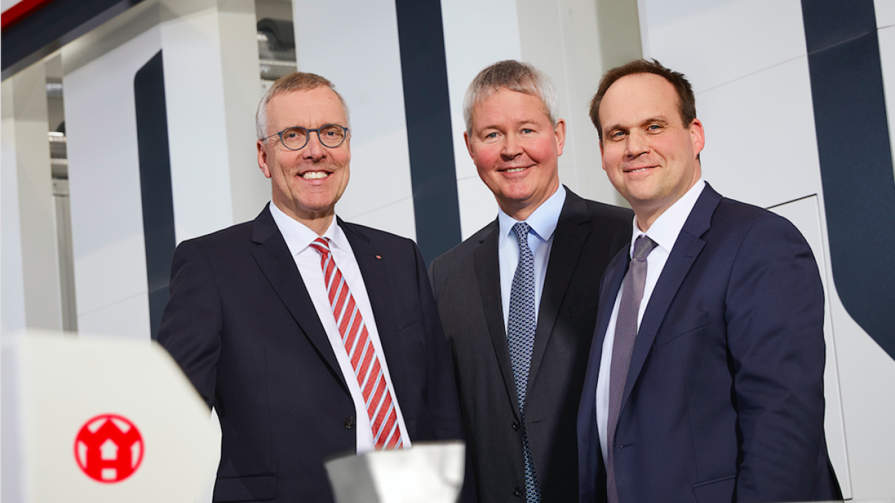 The management board of W&H as of April 1, 2019 include (L to R): Dr. Falco Paepenmüller, CTO; Peter Steinbeck, CSO; and Dr. Jürgen Vutz, CEO