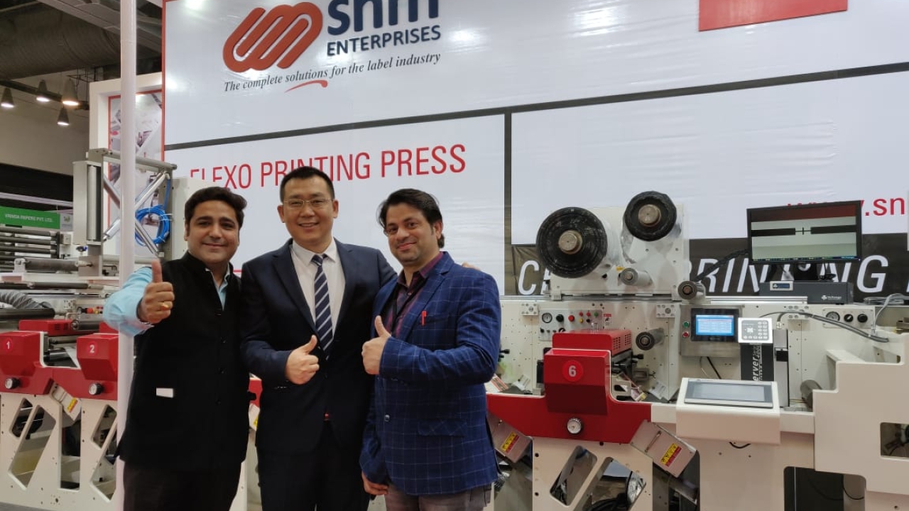 SnM Enterprises with its principal Bengraphics at Labelexpo India 2018