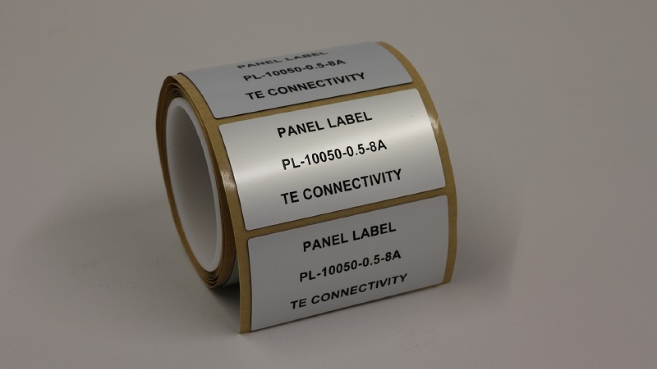 TE Connectivity develops new construction for in-house labeling in industrial environments