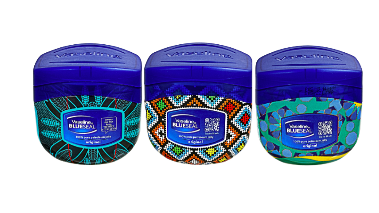 Cultural makeover for Vaseline jars 