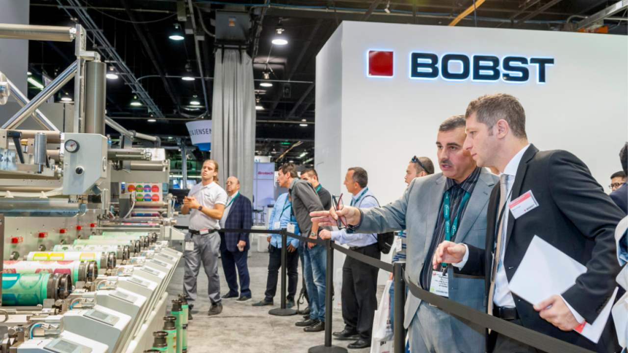 Bobst M1 shaft-driven press connected live to IoT network