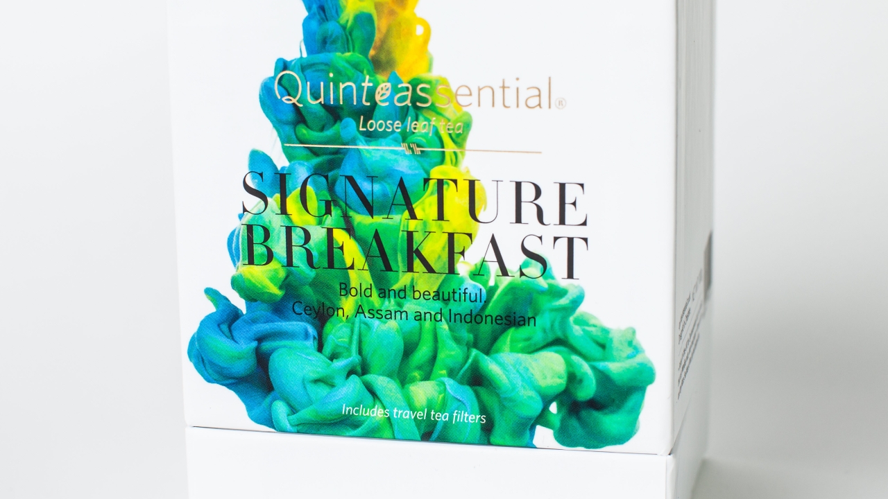 Each Quinteassential blend features a different work of art by artist Alberto Seveso that portrays the intensity of the flavors through vivid colors using an ink and water technique Each Quinteassential blend features a different work of art by artist Alberto Seveso that portrays the intensity of the flavors through vivid colors using an ink and water technique
