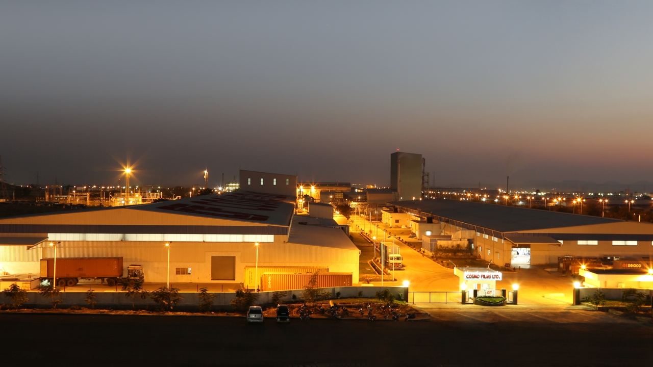 Cosmo Films' new plant in Aurangabad, India