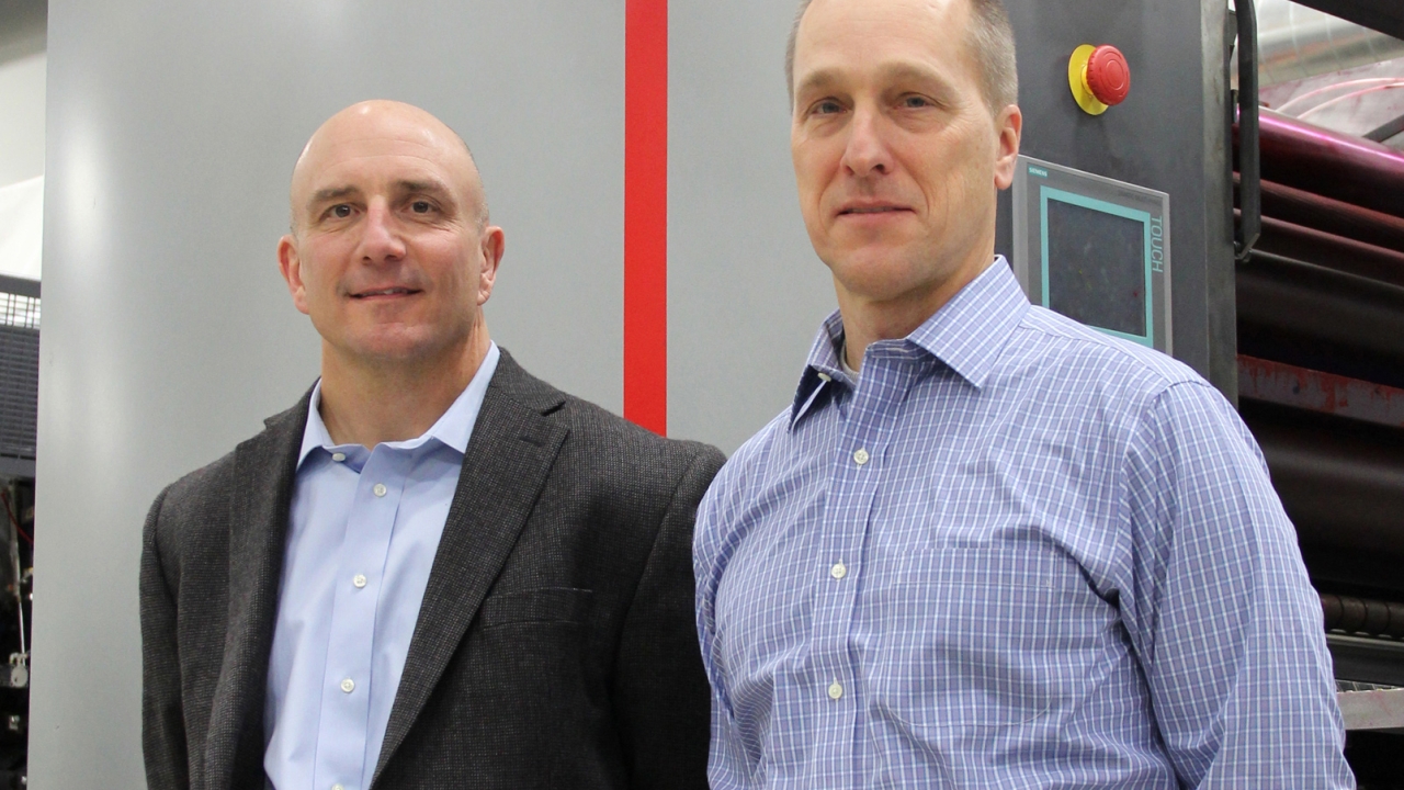 Matt Adler (left) has joined Goss as director of sales for packaging products in the Americas, while John Kulak has been appointed manager of the new Goss Packaging Technology Center
