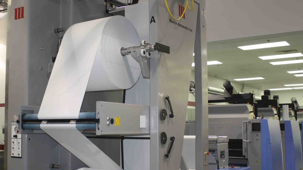 Keller Crescent adds Martin splicer to its new Alprinta press Keller Crescent adds Martin splicer to its new Alprinta press