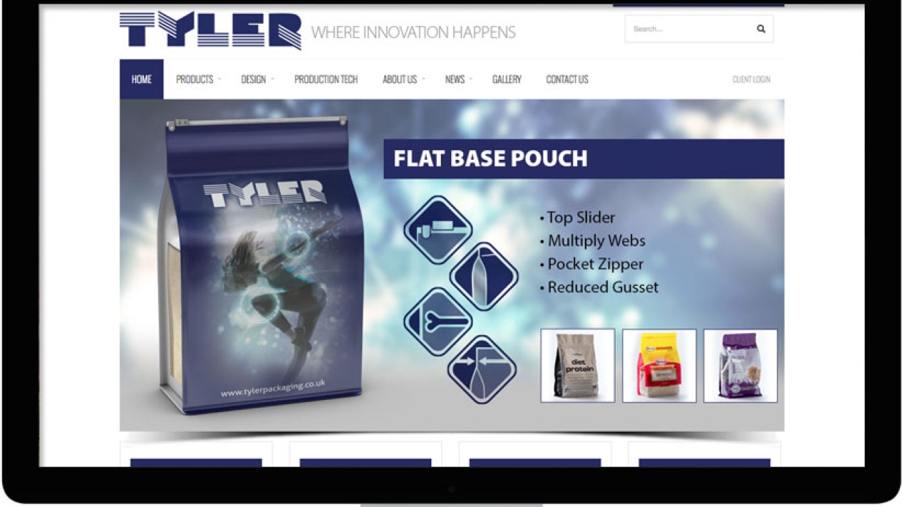 Tyler Packaging has relaunched its website following an extensive overhaul and redesign which sees it mobile-ready and better equipped to more accurately showcase the firm’s product portfolio