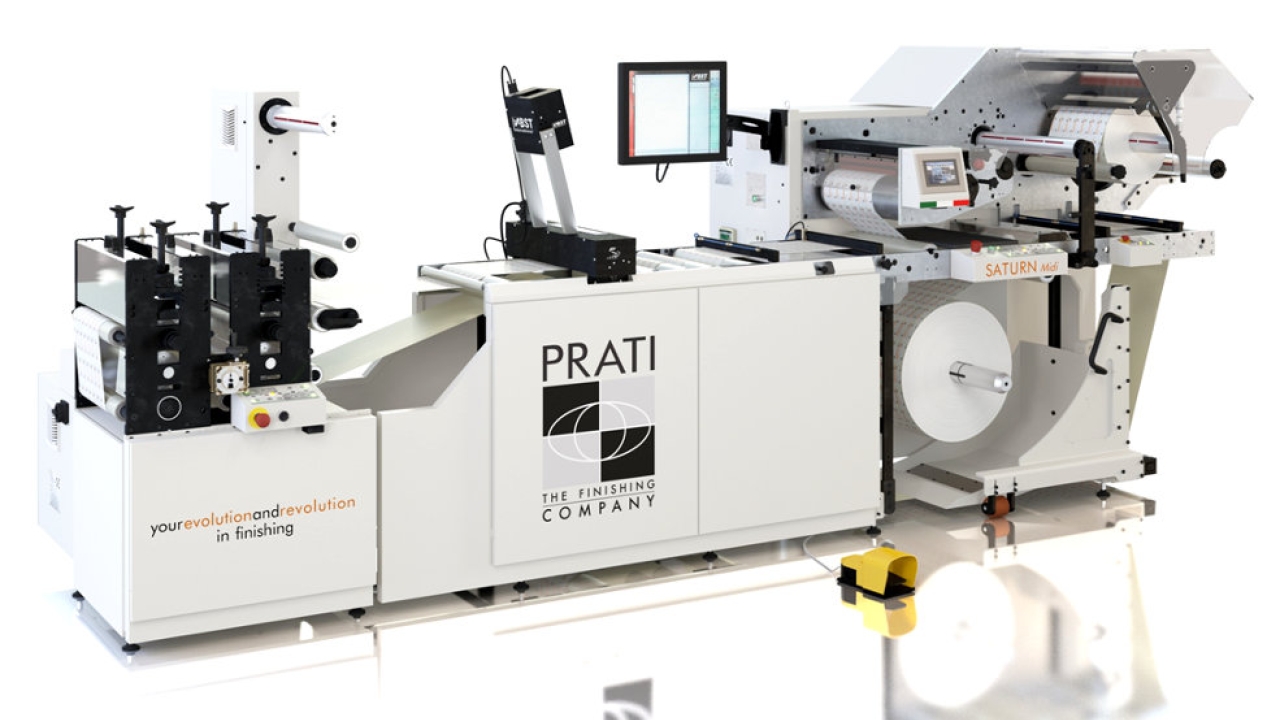 At Gulf Print & Pack 2015, Printech Middle East, the local Agent for Prati throughout the Middle East, will be demonstrating a Saturn Midi die-cutting finishing line
