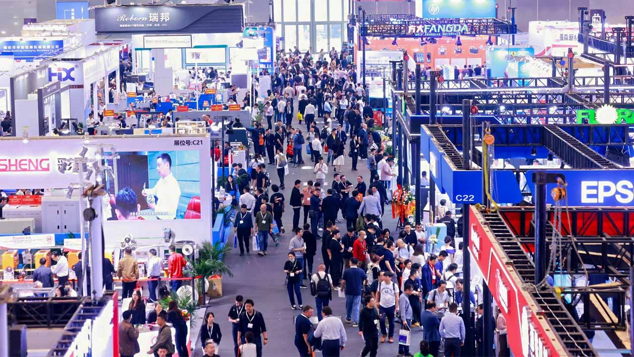 The showfloor at Labelexpo South China
