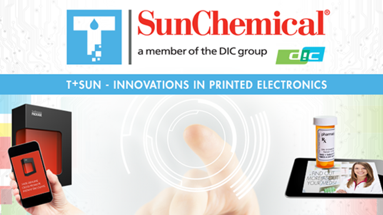 Sun Chemical and T+Ink have previously teamed up to form T+Sun to support the expanding electronic packaging market by working directly with brand owners to develop new and innovative functionality to their products and packages Sun Chemical and T+Ink have previously teamed up to form T+Sun to support the expanding electronic packaging market by working directly with brand owners to develop new and innovative functionality to their products and packages