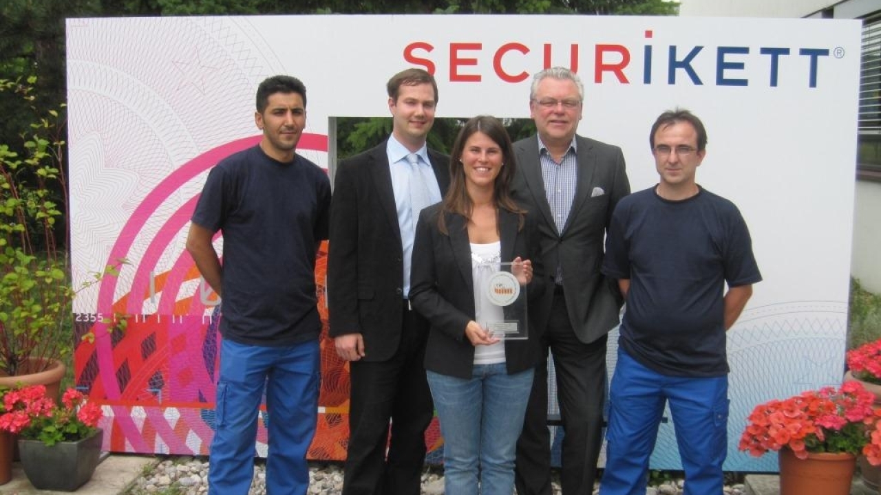 Securikett Ulrich & Horn wins Finat award Securikett Ulrich & Horn wins Finat award
