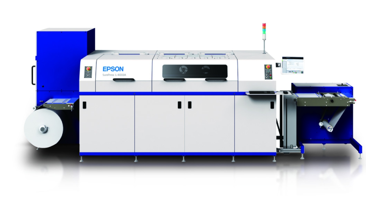 Epson to display SurePress L-4033AW at Labelexpo India Epson to display SurePress L-4033AW at Labelexpo India