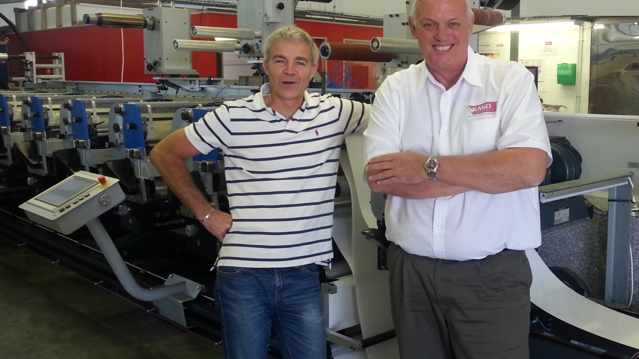 Uwe Bögl and Steve Skerrett, managing directors at Rako Tamperseal Uwe Bögl and Steve Skerrett, managing directors at Rako Tamperseal