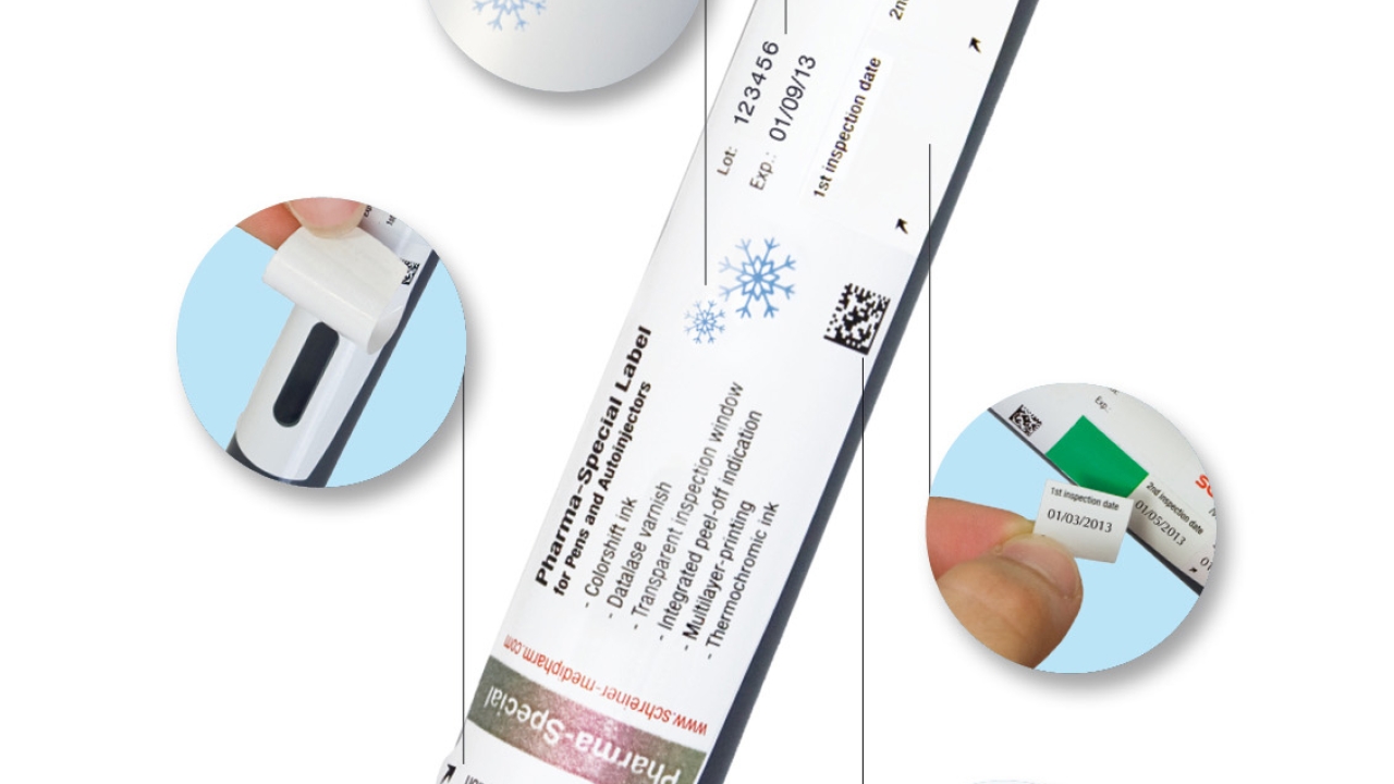 Schreiner MediPharm details autoinjector specialty label options Schreiner MediPharm details autoinjector specialty label options