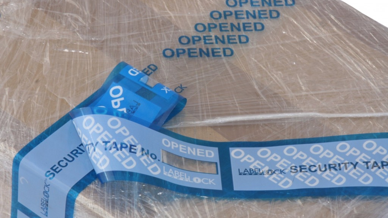 Security Labels International unveils tamper evident tape Security Labels International unveils tamper evident tape