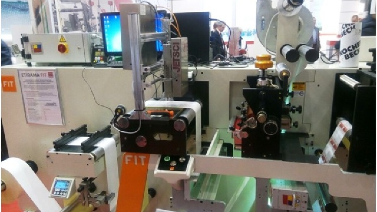 Jetsci modular inkjet system from Monotech Systems displayed at the Terem stand 
