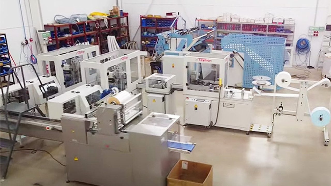 Lemu Group has engineered a machine to help produce facemasks in the continued fight against the Covid-19 pandemic Lemu Group has engineered a machine to help produce facemasks in the continued fight against the Covid-19 pandemic