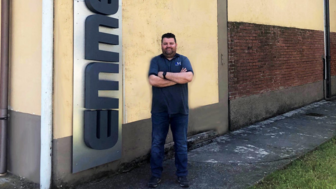 Maurizio Maffioli, owner of Emmedue, the first label converter to install a Mark Andy Digital Pro press in Italy
