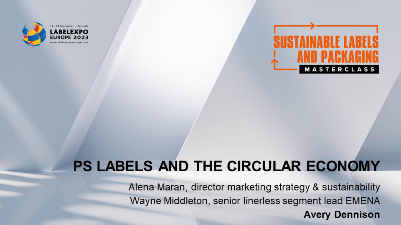  PS labels and the circular economy