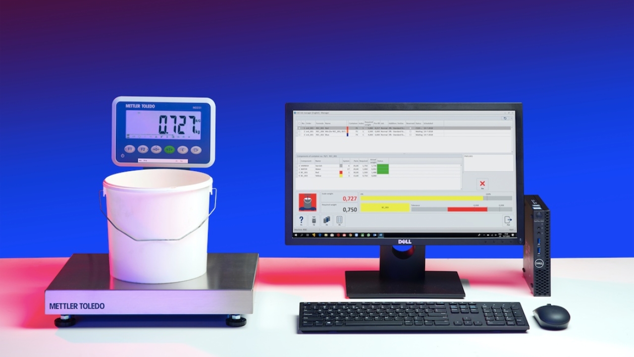 GSE’s Colorsat Formula Checkweigh System is an ink dispenser for flexo, offset, gravure, screen and letterpress processes
