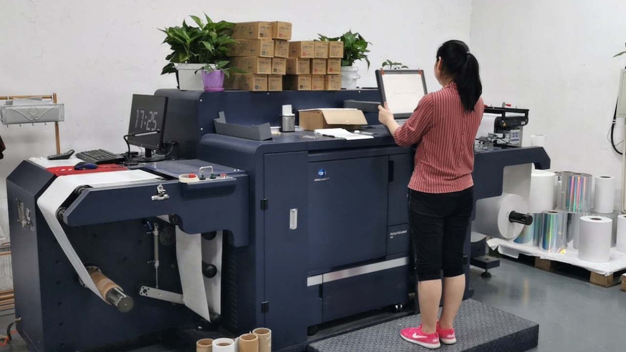 Konica Minolta AccurioLabel 190 installed at Hebei Weiyuan Konica Minolta AccurioLabel 190 installed at Hebei Weiyuan