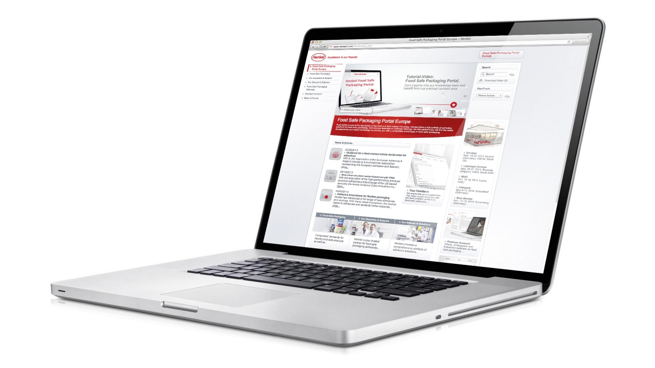 Henkel has upgraded the Premium Area of its Food Safe Packaging portal to include an extensive array of information for people in the food industry Henkel has upgraded the Premium Area of its Food Safe Packaging portal to include an extensive array of information for people in the food industry