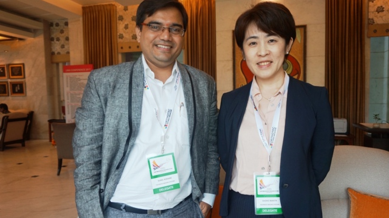 Sunil Kokane of Technova with Shoko Makita of TechNova