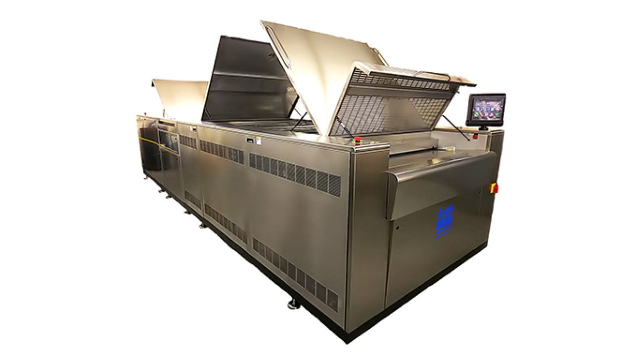 Asahi Photoproducts has launched AWPTM-DEW 4260 PLF new water-wash plate processor with automated process from plate wash-out to UV finished plate
