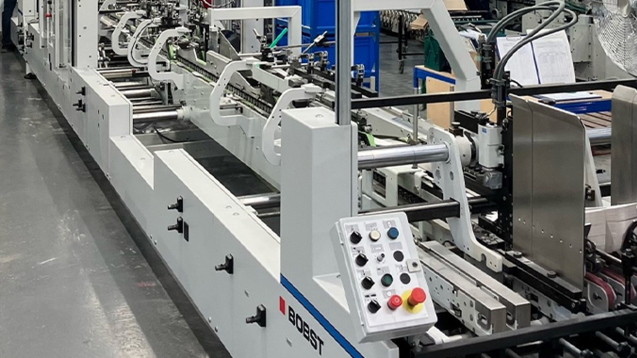 Marpak has boosted productivity and expanded its capability with the investment in a Bobst Alpina 110 A3 folder-gluer 
