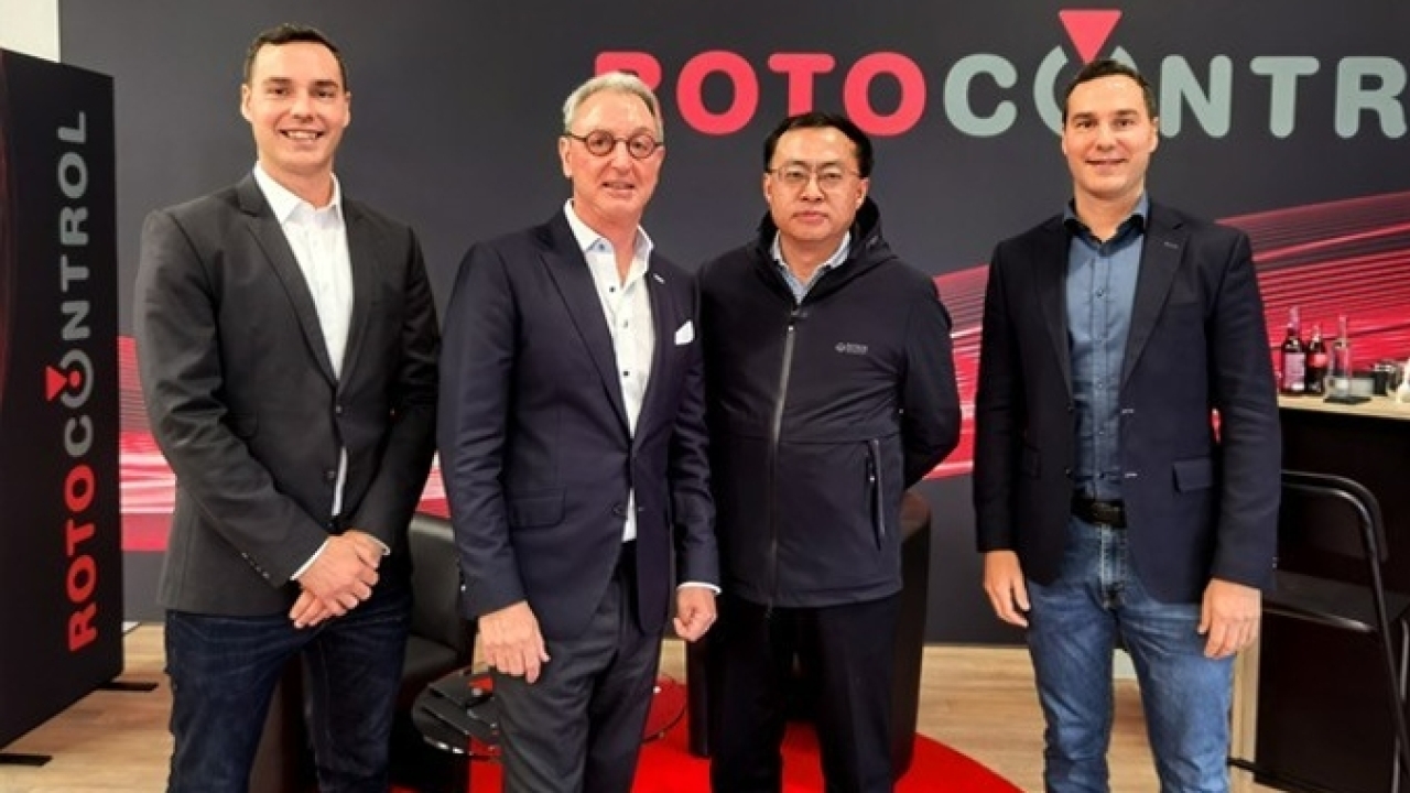 Pascal Aengenvoort, Michael Aengenvoort, Michael Wang, and Patrick Aengenvoort at the Rotocontrol open house in Siek, Germany Pascal Aengenvoort, Michael Aengenvoort, Michael Wang, and Patrick Aengenvoort at the Rotocontrol open house in Siek, Germany