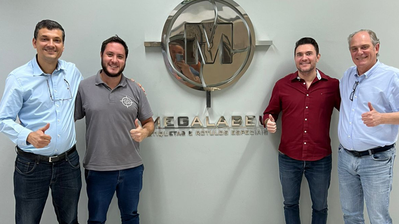 Megalabel has invested in a new SPS2 flexo press with servo motor, the fourth Etirama machine installed at its production plant in Sao Paolo Megalabel has invested in a new SPS2 flexo press with servo motor, the fourth Etirama machine installed at its production plant in Sao Paolo