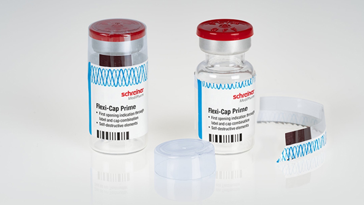 Schreiner unveils, Flexi-Cap, tamper-evident label film with additional layer of security for pharmaceutical market