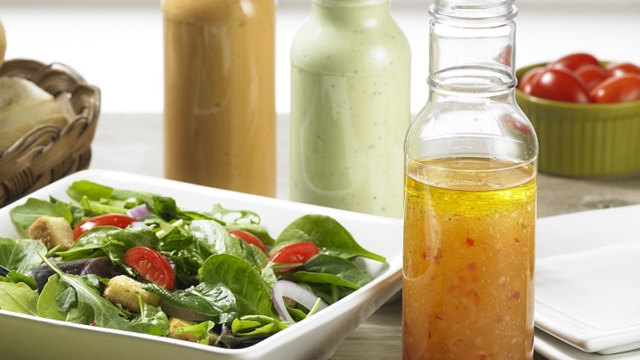 The new 12oz PET sauce bottle that has been designed to mimic the look and feel of glass The new 12oz PET sauce bottle that has been designed to mimic the look and feel of glass