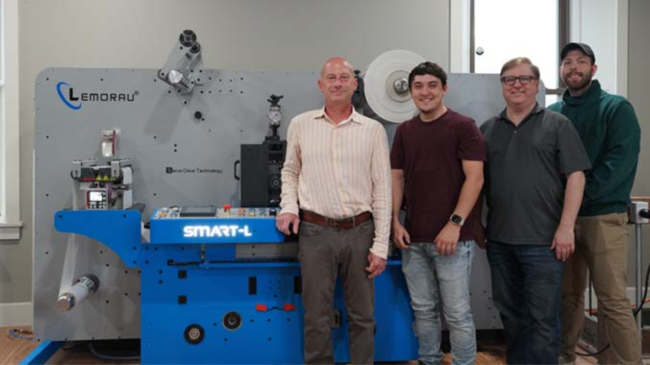 Print Enterprises has invested in a Lemorau Smart-L, a semi-rotary die cutting machine Print Enterprises has invested in a Lemorau Smart-L, a semi-rotary die cutting machine