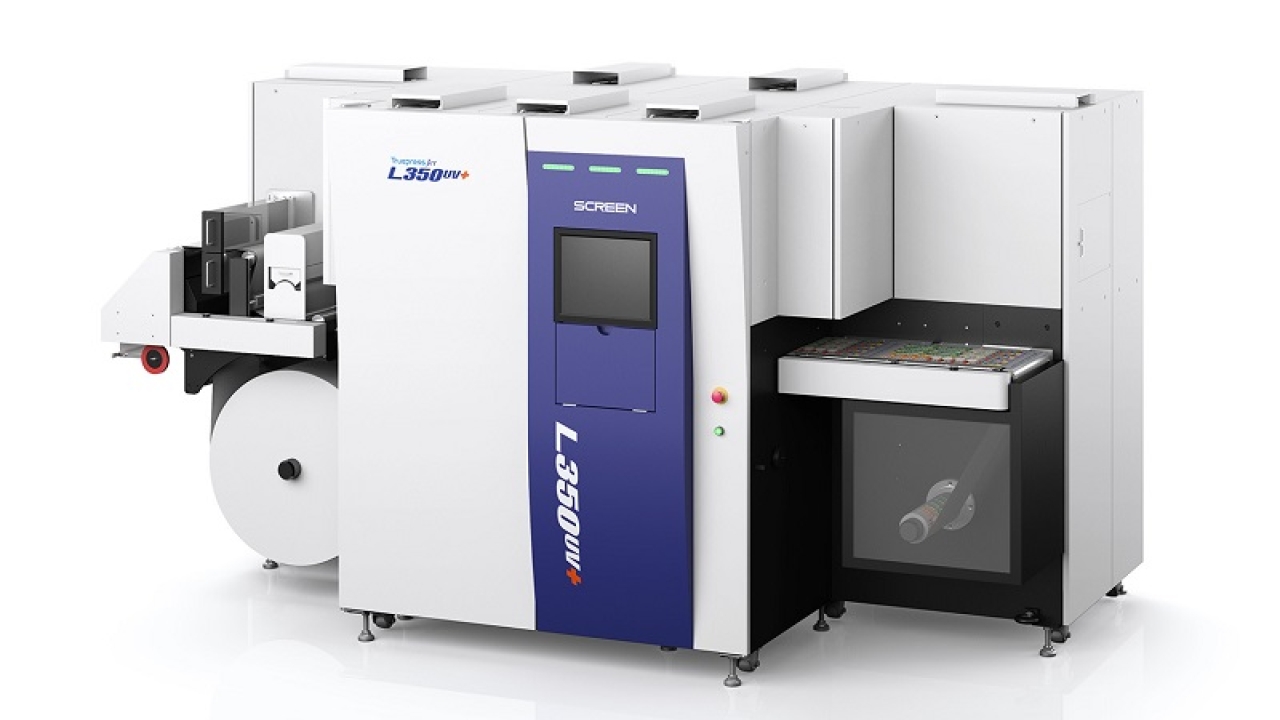 Label Link’s Screen Truepress Jet L350UV+ features the newly supported orange ink Label Link’s Screen Truepress Jet L350UV+ features the newly supported orange ink