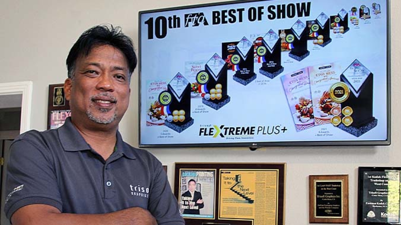 Tristan Zafra, president of Trisoft Graphics