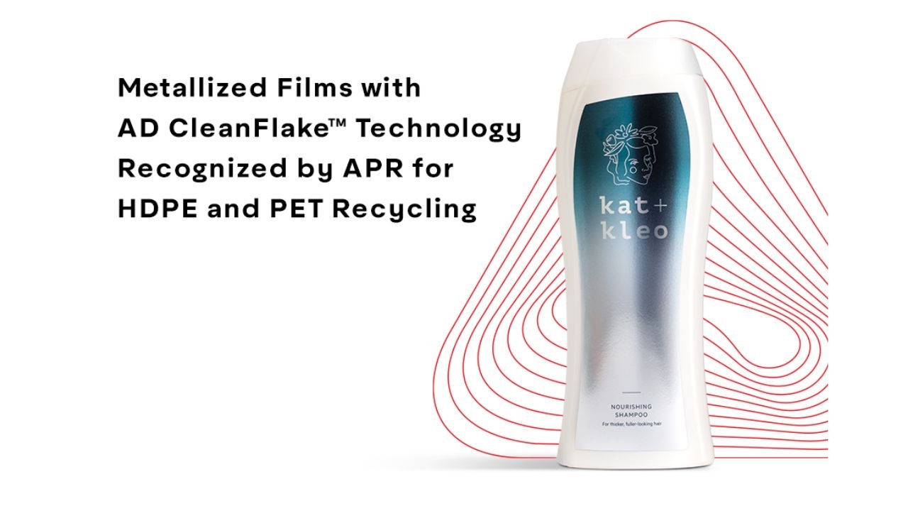 Avery Dennison pioneers metallized labels for recycling