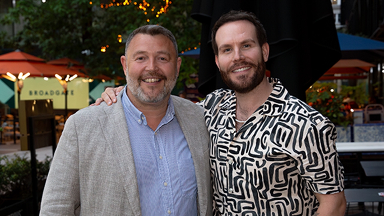 Robert Taylor, sustainability director at UPM and Adam Ryan, head of Pentawards