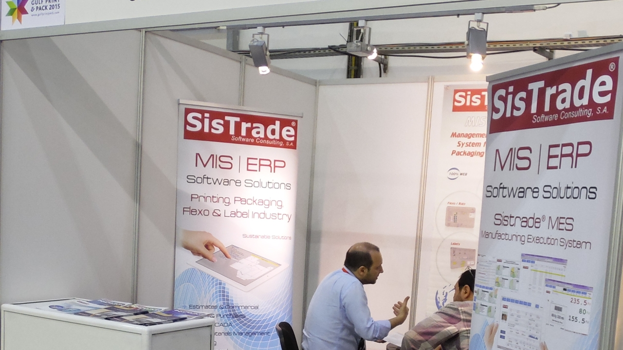 Sistrade exhibiting at Gulf Print & Pack 2015