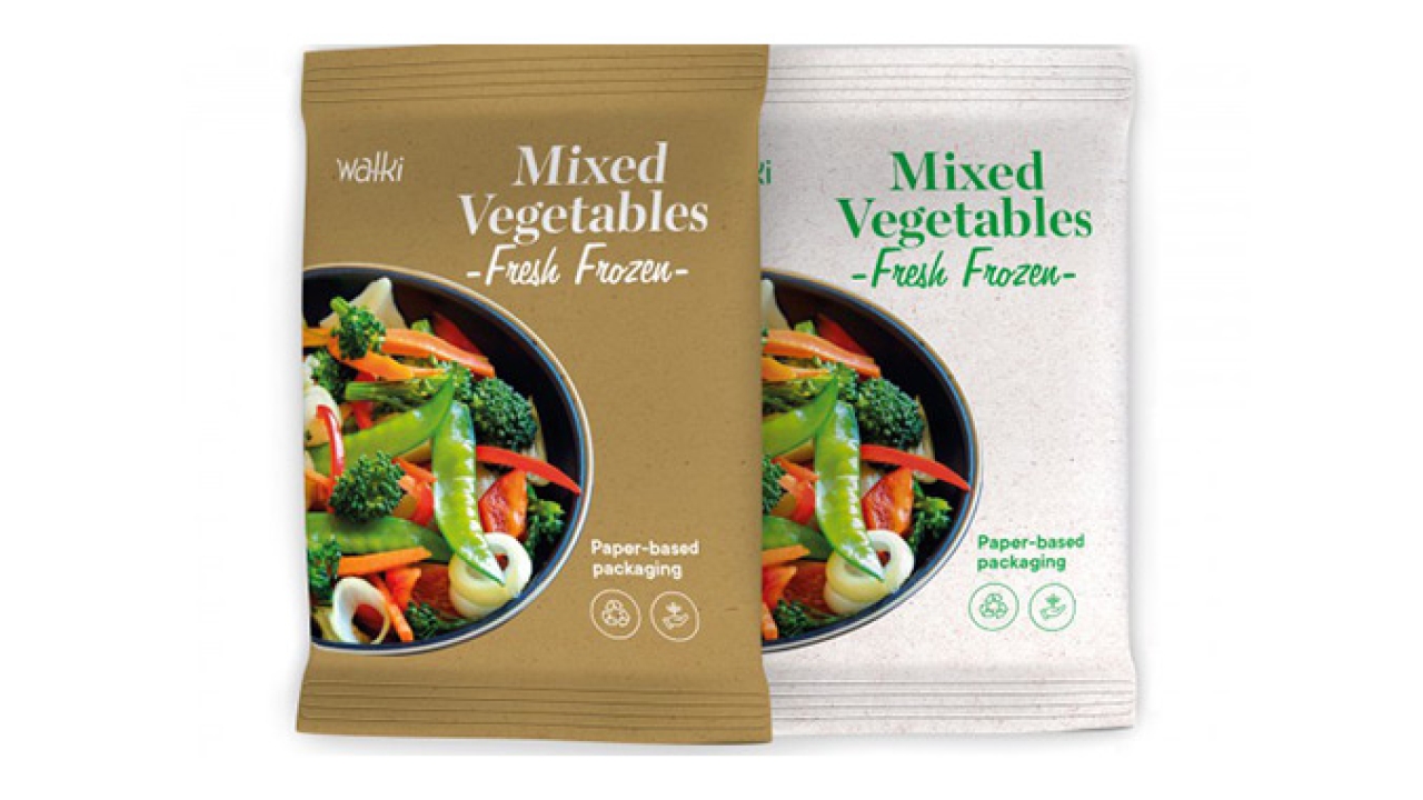 Walki has introduced a broad portfolio of materials to suit the needs of the frozen food market to make the packaging fully recyclable in the paper stream