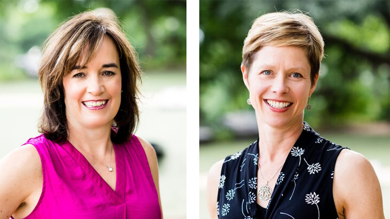 L-R: Linnea Keen and Dale Coates