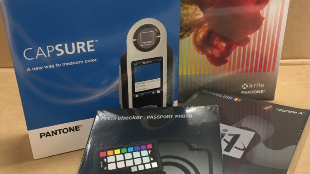 The donation includes the latest versions of X-Rite hardware and software The donation includes the latest versions of X-Rite hardware and software