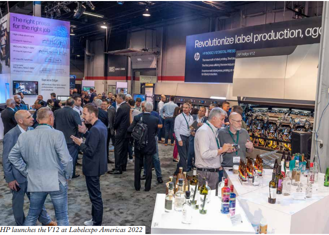 HP launches the V12 at Labelexpo Americas 2022