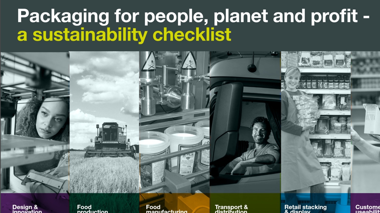 The checklist will support businesses in considering packaging as part of the total product system for delivering products from point of production to point of consumption
