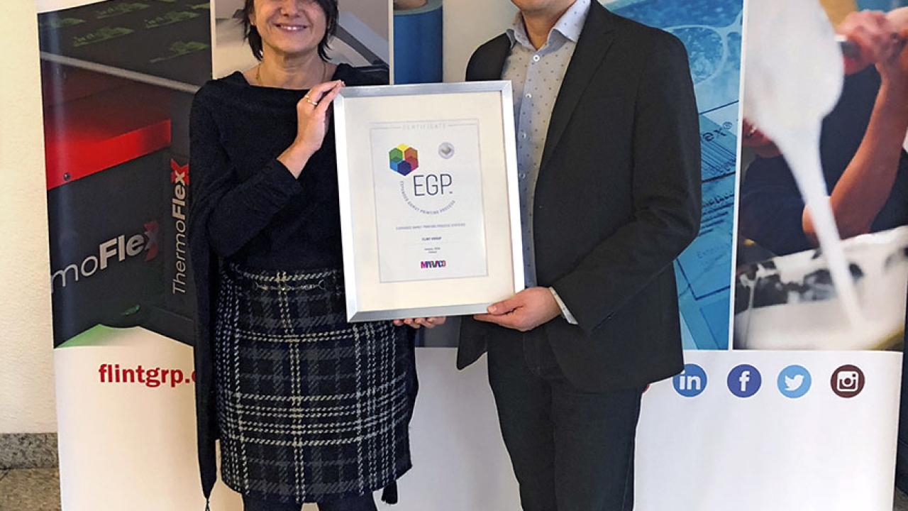 Flint Group receives expanded gamut printing partnership certificate from Marvaco