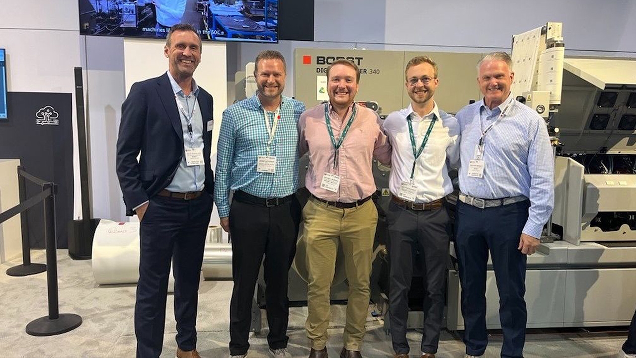 L-R: Kristof Dekeukelaere, Bobst; Jeremy Letterman, Mitch Morgan, Matthew Shannon, Brook + Whittle; Matt Bennett, Bobst.